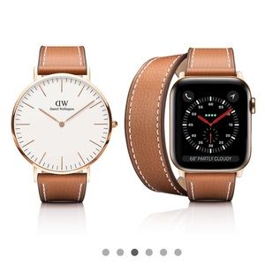 Casetify 2- in - 1 Italian Leather Watch Band Kit